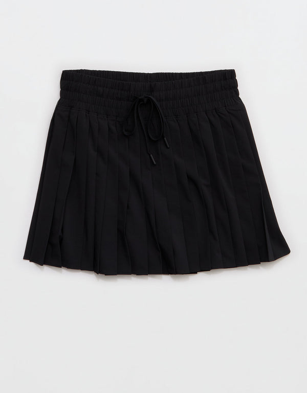 Offline by Aerie Falda-pantalón mini plisada - Negro