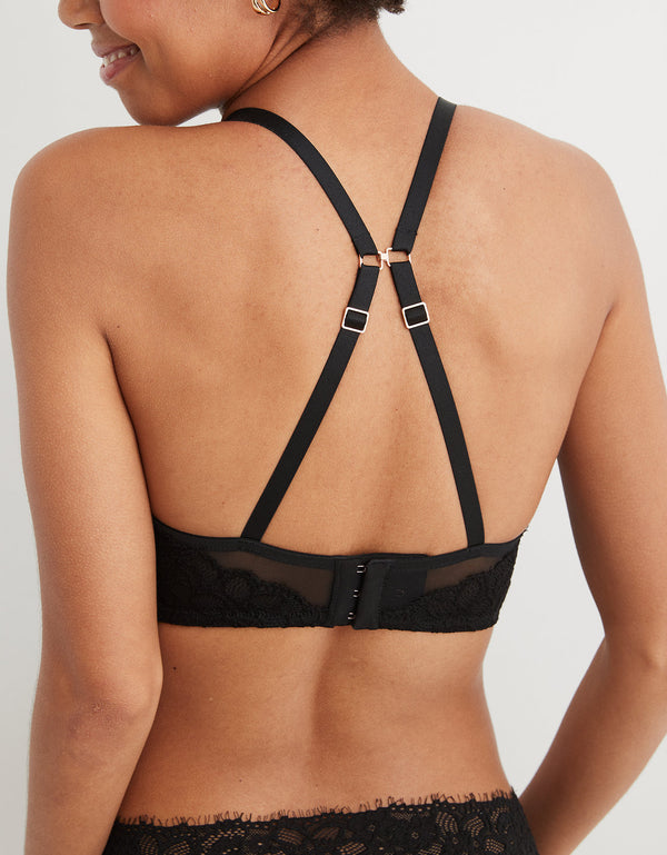 Bra Aerie con encaje - Negro