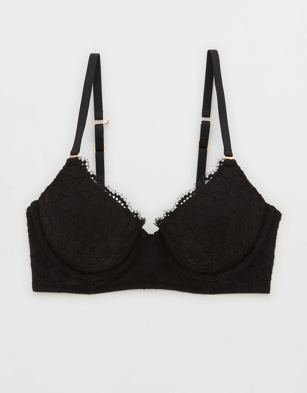 Bra Aerie con encaje - Negro 6732_5032_073_f
