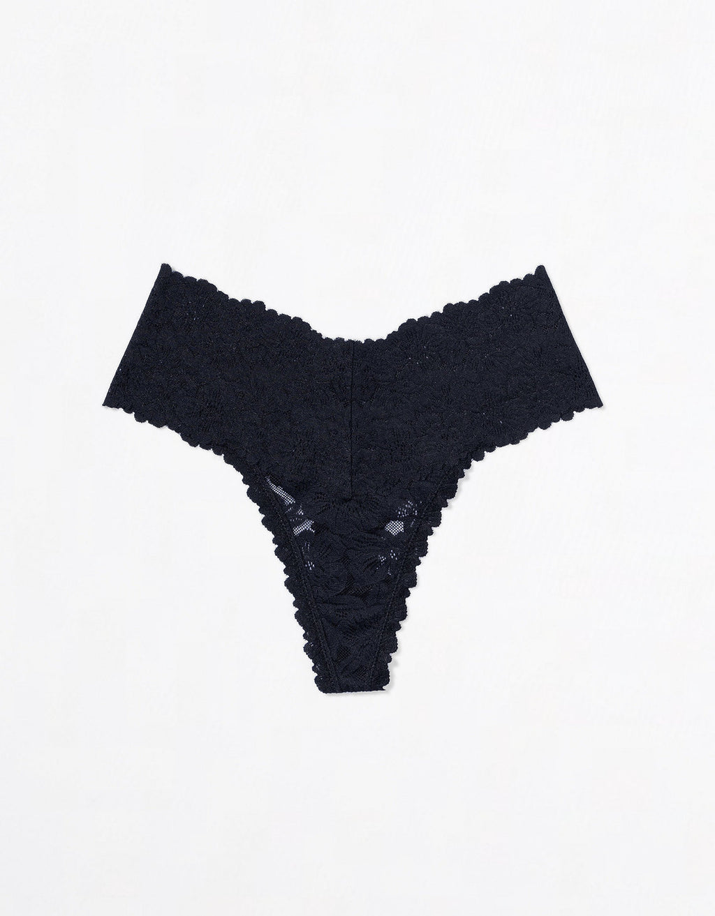 Thong Show Off Rosey en encaje By Aerie - Negro 6774_8154_073_f