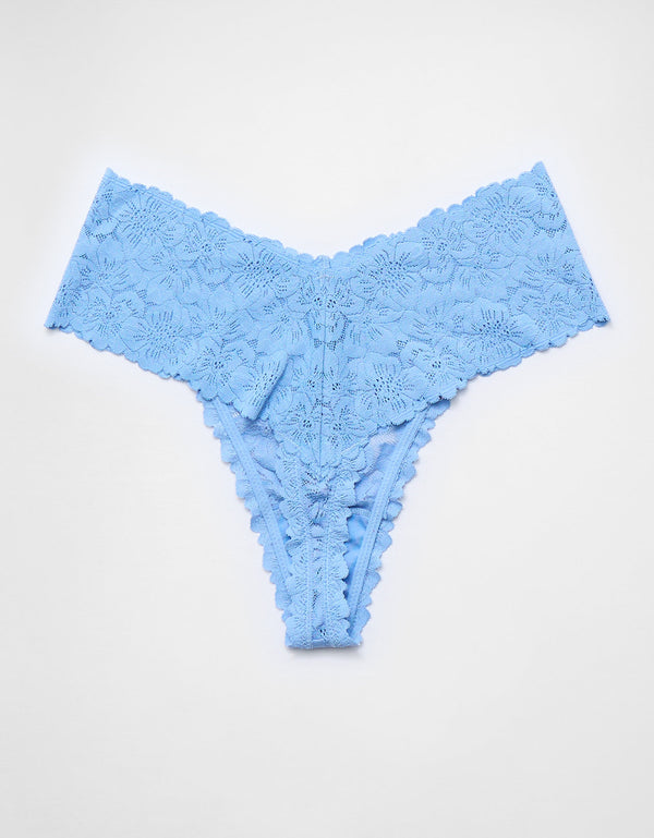 Thong Show Off Rosey en encaje By Aerie - Rosa