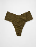 Thong Show Off Rosey en encaje By Aerie - Verde 6774_8154_748_f