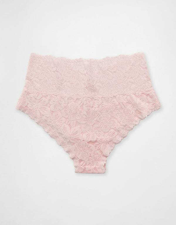 Cheeky Show Off Rosey en encaje By Aerie - Rosa