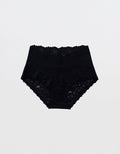 Boybrief Show Off Rosey en encaje By Aerie - Negro 6774_8156_073_f