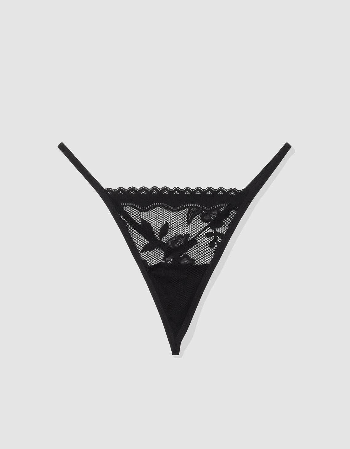 Presume tanga de encaje femenino - Negro 6774_8387_073_f