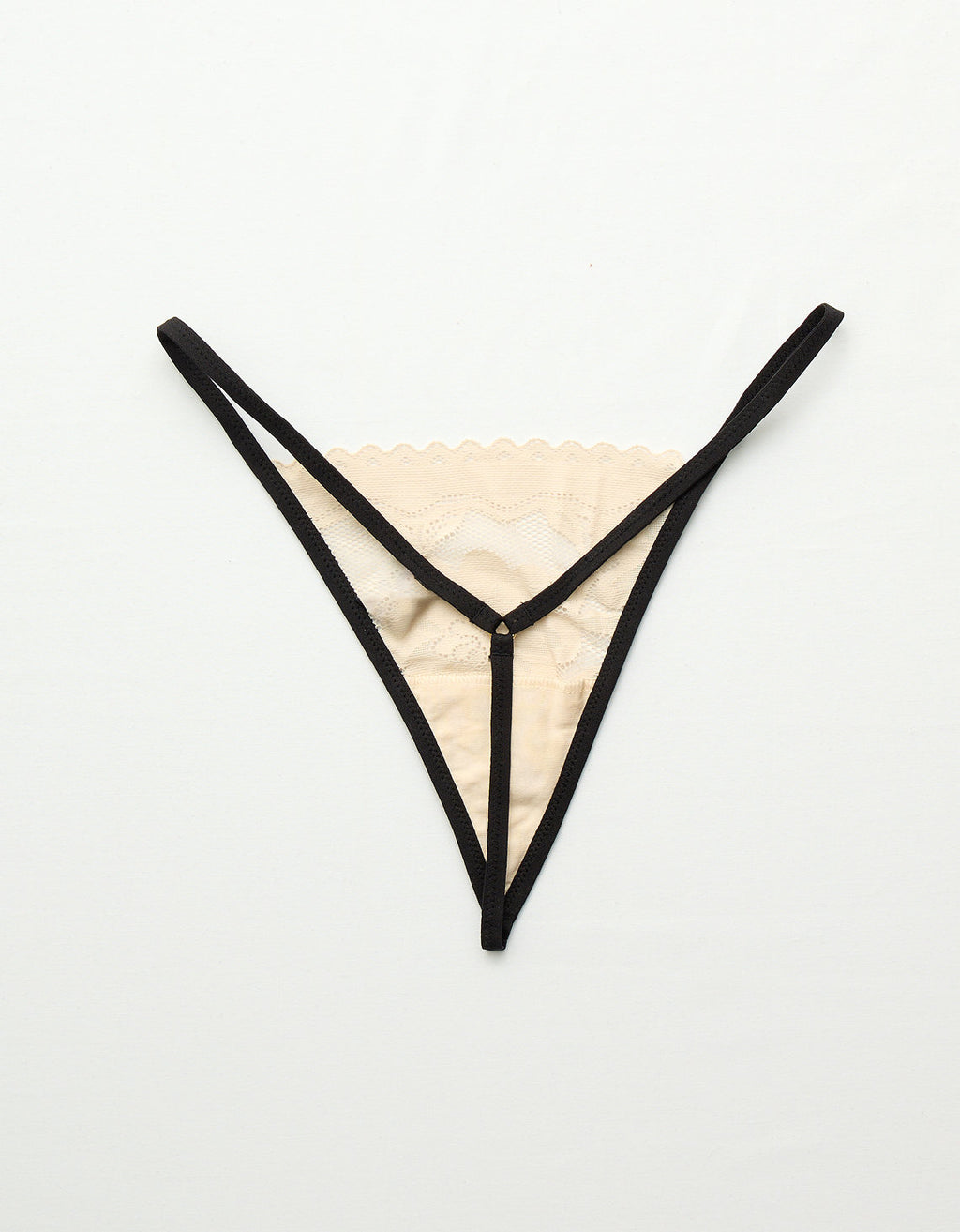 Presume tanga de encaje femenino - Beige 6774_8387_196_b