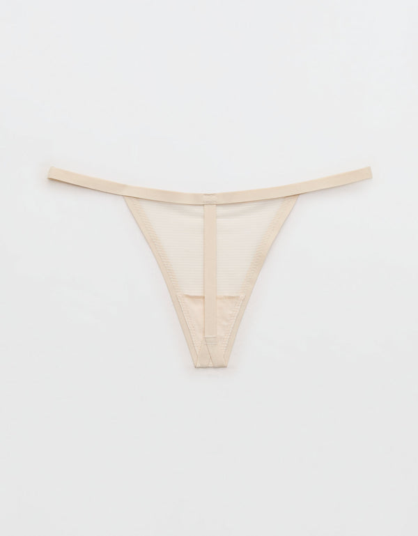 Smoothez Tanga de Rayas Transparentes - Generico