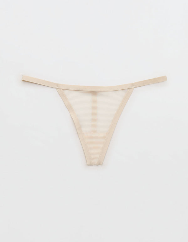 Smoothez Tanga de Rayas Transparentes - Generico