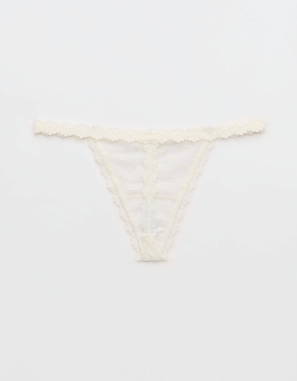 Thong Show Off Daisy Mesh By Aerie - Generico
