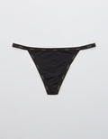 Undie Aerie Thong Smoothez en microfibra - Negro 6777_7297_073_f