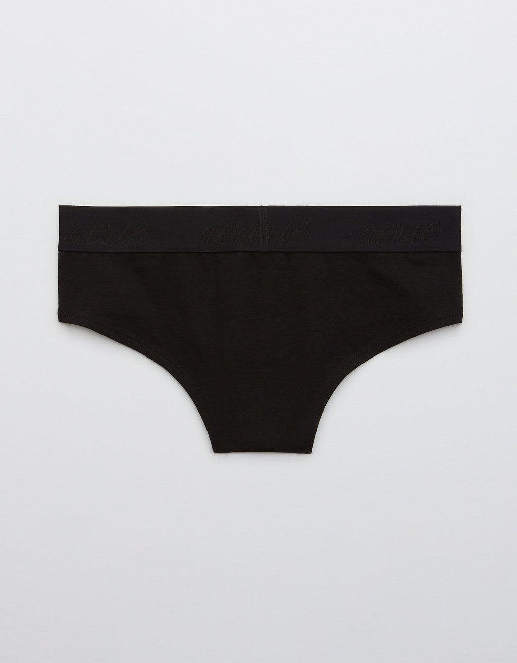 Undie Aerie Cheeky de algodón y encaje - Negro 7441_6314_073_b