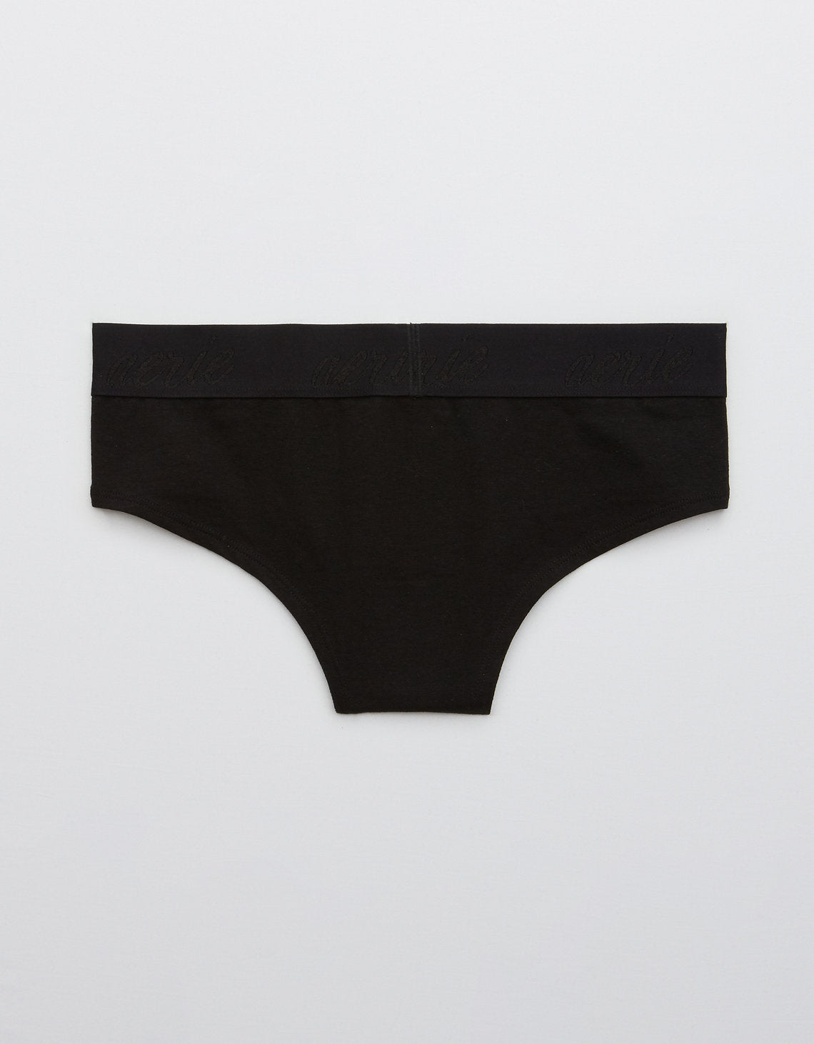 Undie Aerie Cheeky de algodón y encaje - Negro 7441_6314_073_b