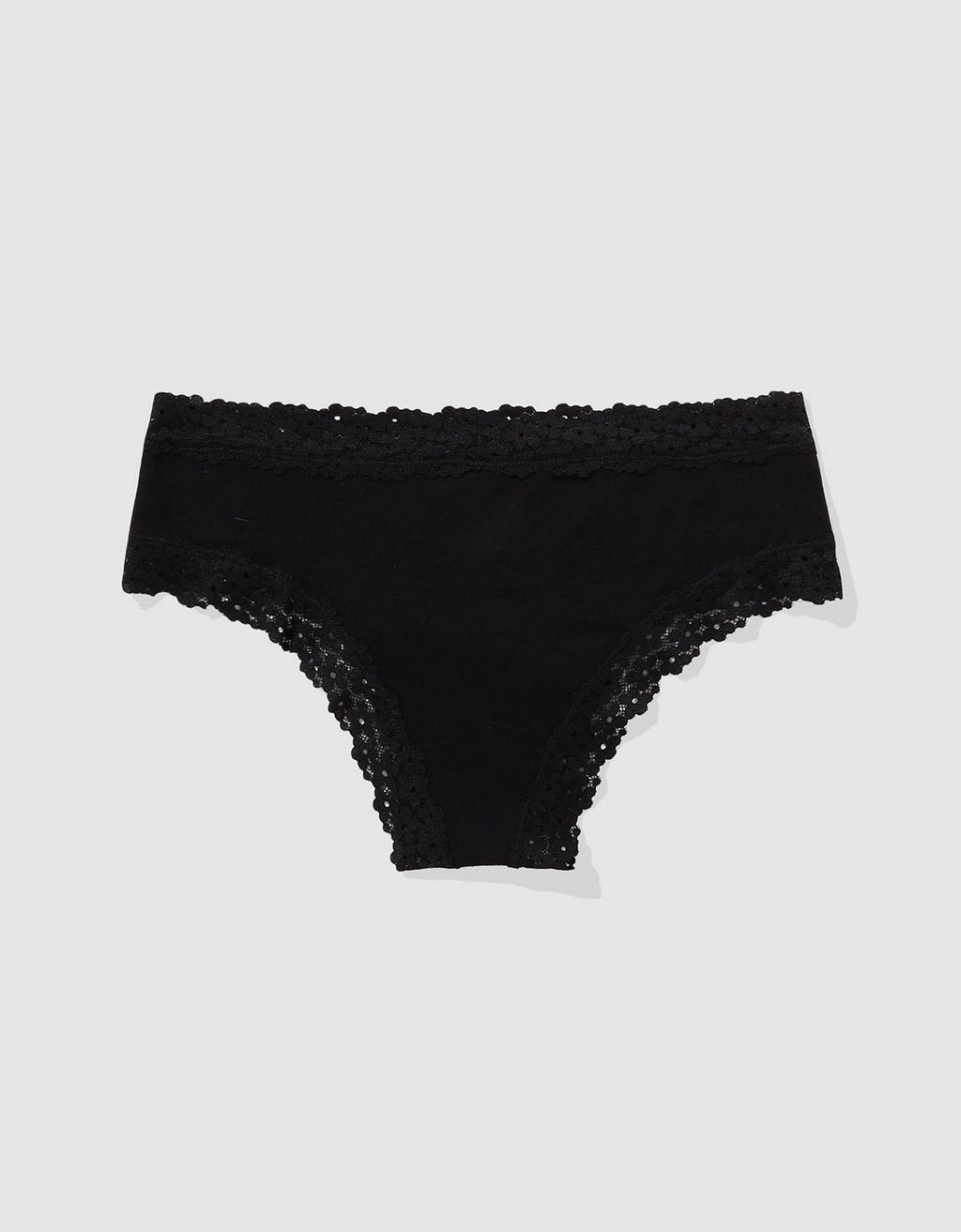 Tanga de encaje Mujer Aerie - Negro 7442_7075_073_b