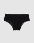 Tanga de encaje Mujer Aerie - Negro 7442_7075_073_f