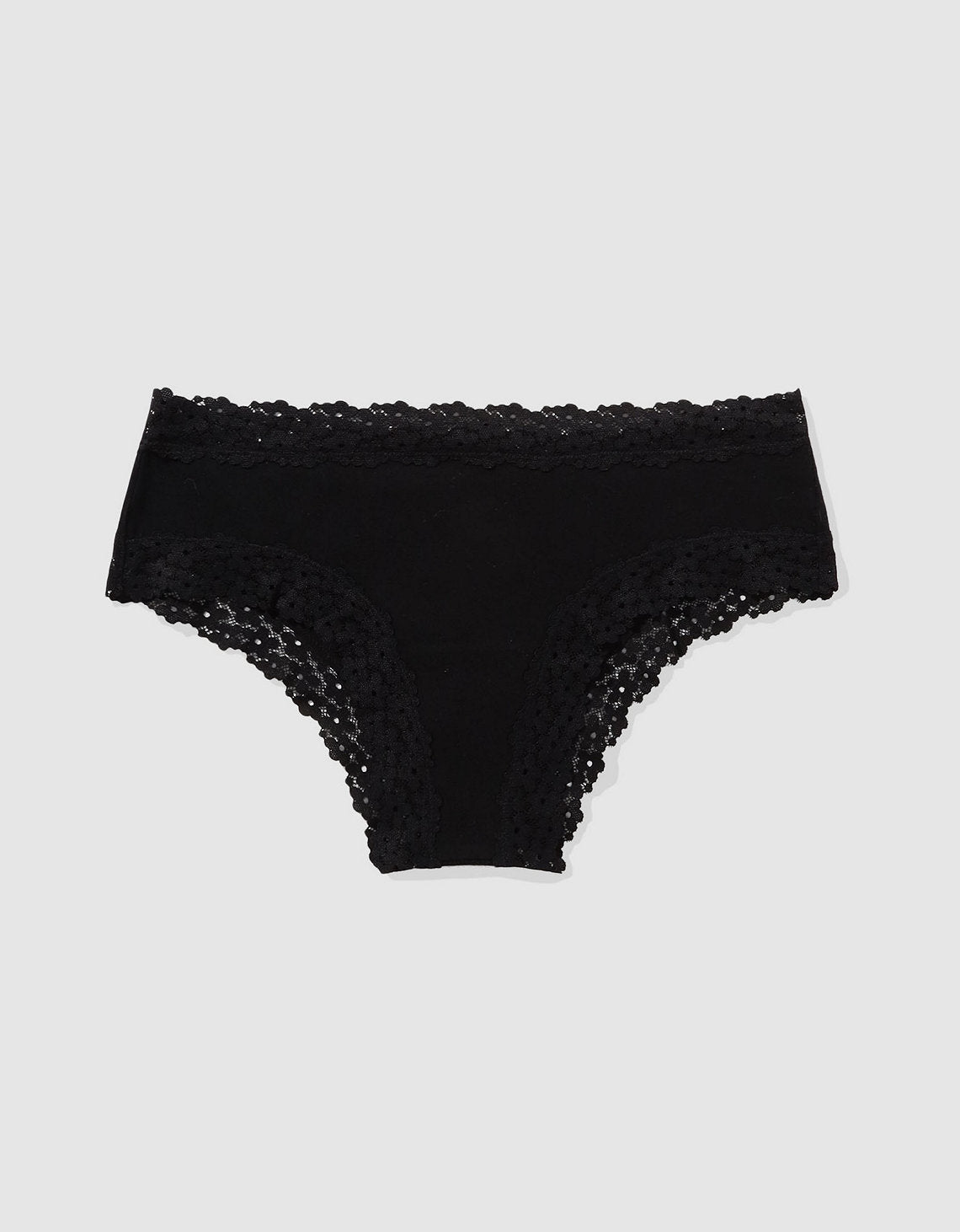 Tanga de encaje Mujer Aerie - Negro 7442_7075_073_f