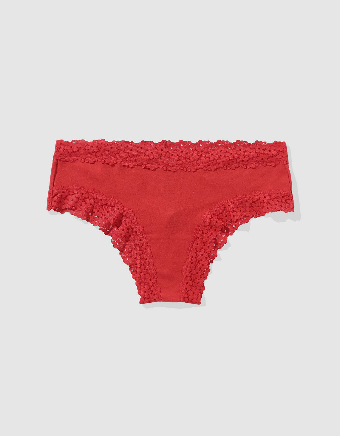 Tanga de encaje Mujer Aerie - Rojo 7442_7075_572_f