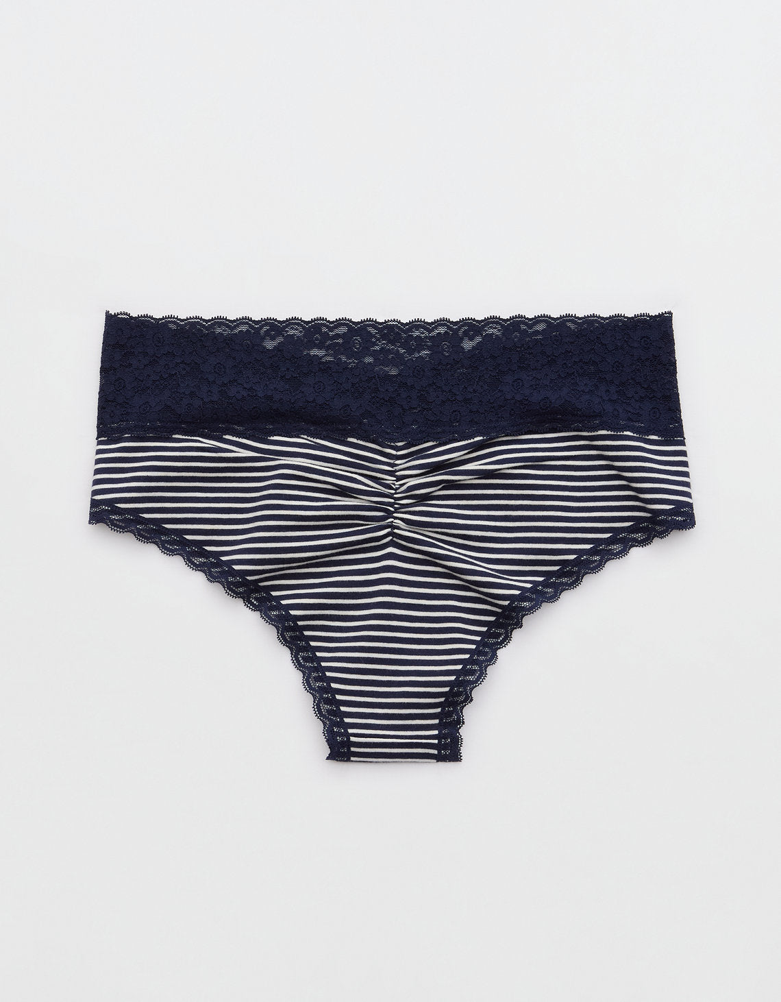 Tanga de encaje Mujer Aerie - Azul 7442_7088_410_b