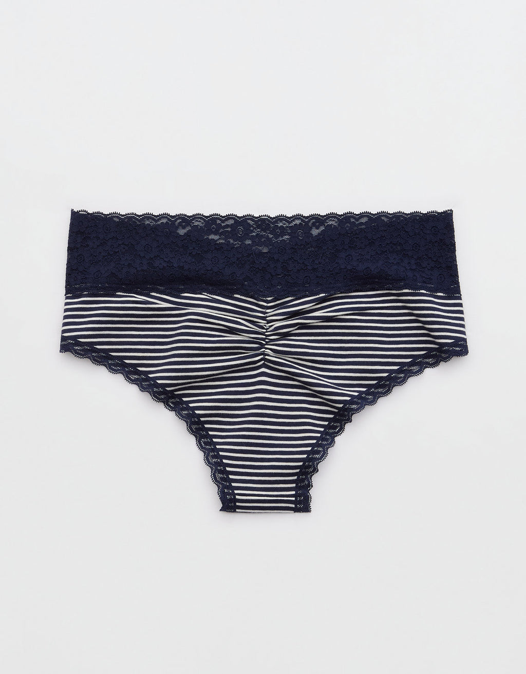 Tanga de encaje Mujer Aerie - Azul 7442_7088_410_b