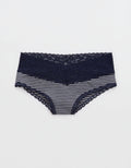 Tanga de encaje Mujer Aerie - Azul 7442_7088_410_f
