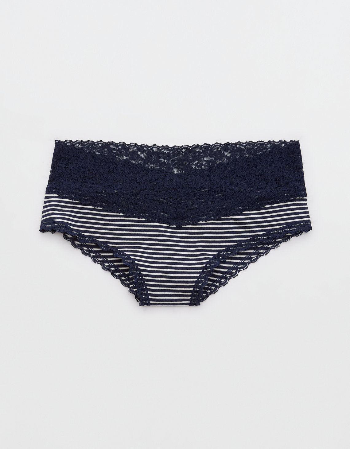 Tanga de encaje Mujer Aerie - Azul 7442_7088_410_f