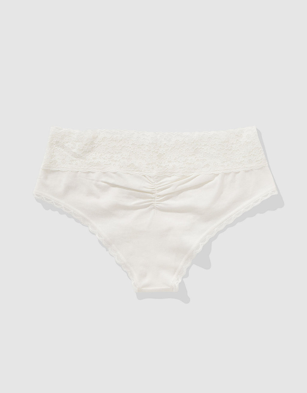 Panty Cheeky Algodón con Encaje Vintage Superchill de Aerie - Generico 7442_7089_125_b