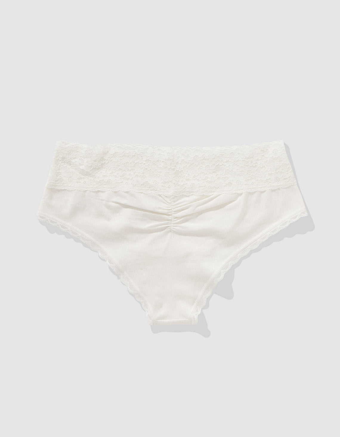 Panty Cheeky Algodón con Encaje Vintage Superchill de Aerie - Generico 7442_7089_125_b