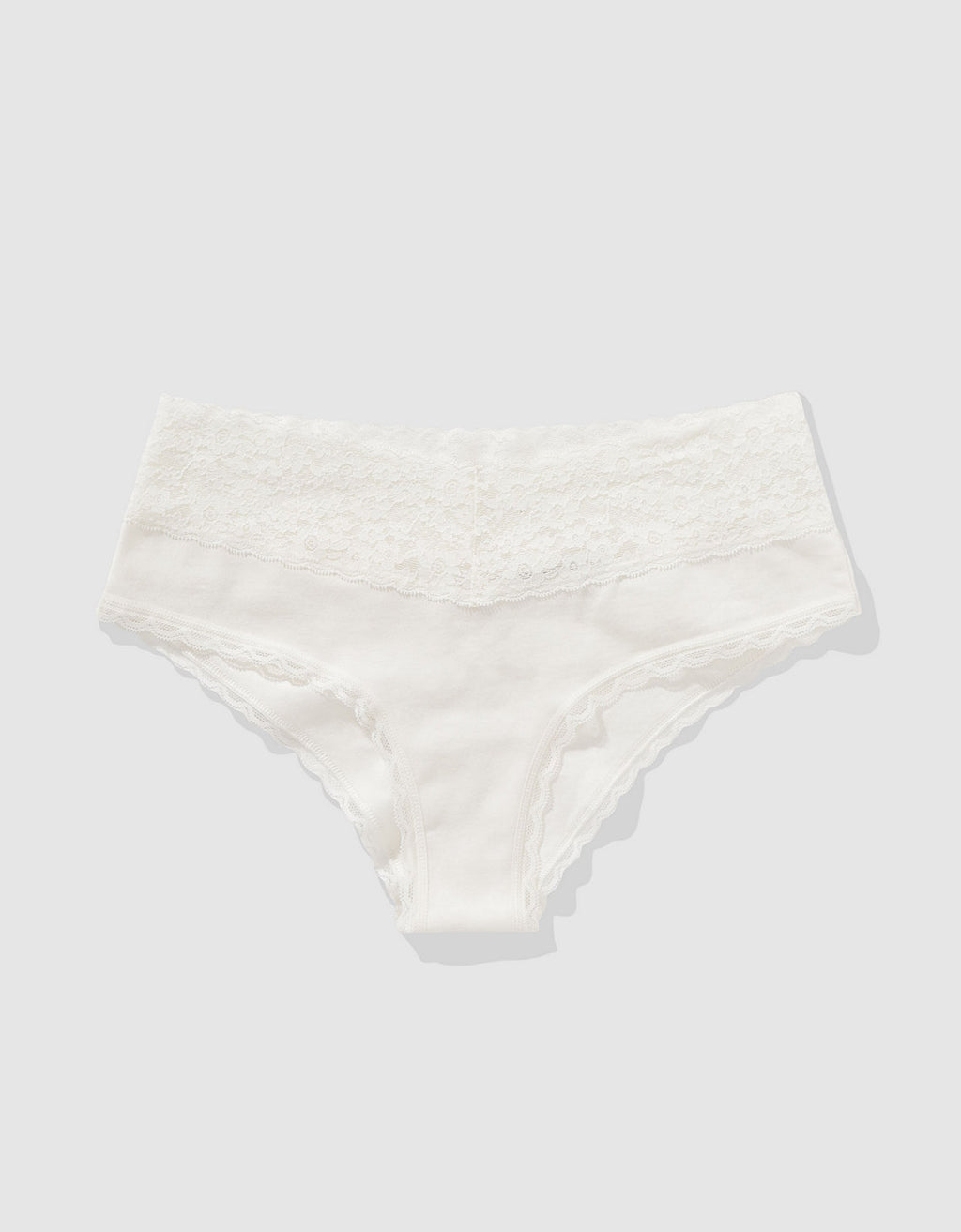 Panty Cheeky Algodón con Encaje Vintage Superchill de Aerie - Generico 7442_7089_125_f