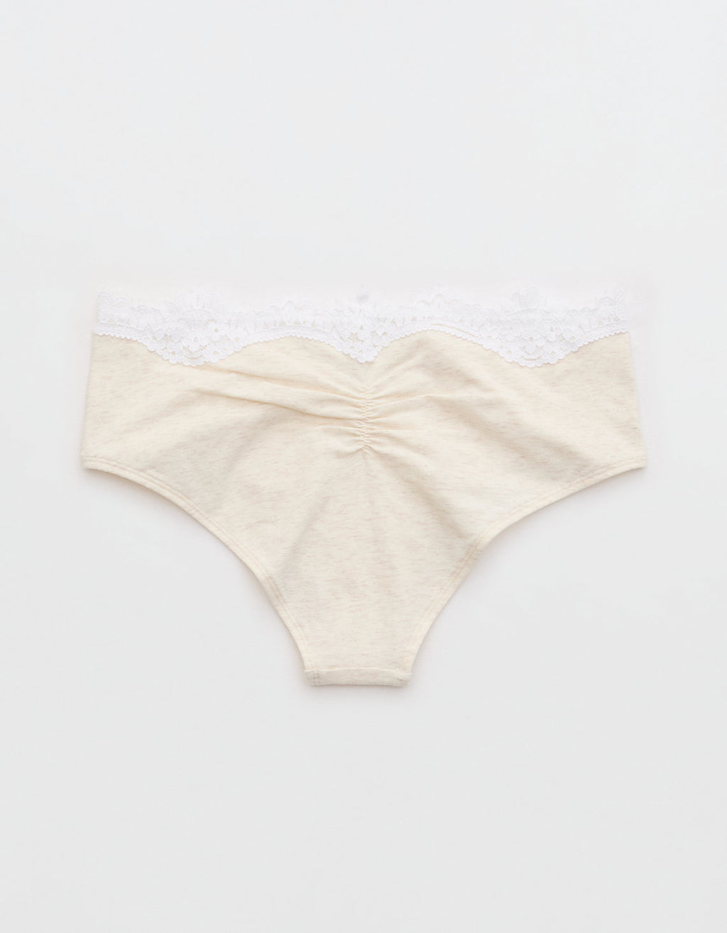 Superchill Cheeky de Algodón y encaje By Aerie - Blanco 7442_8372_062_b