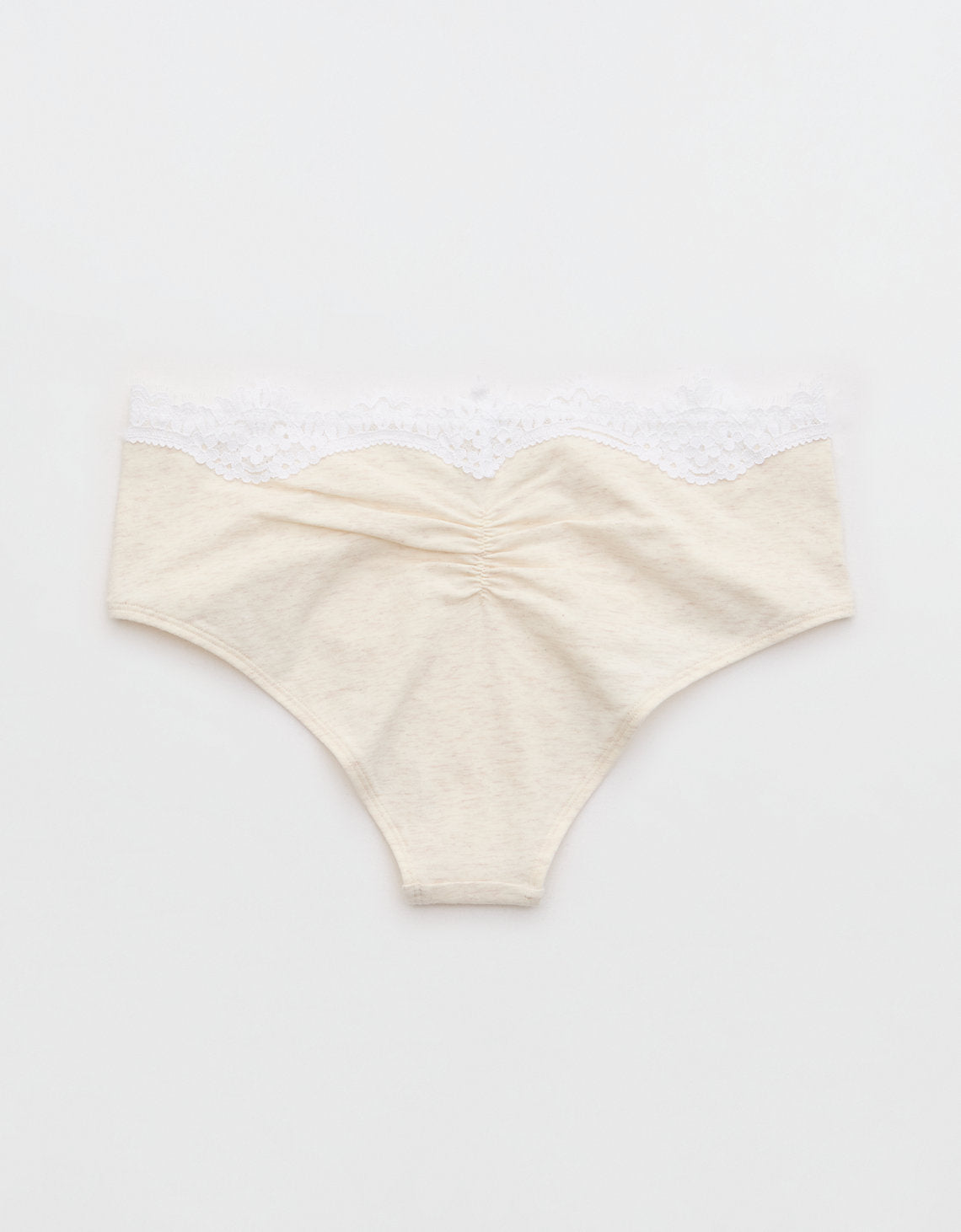 Superchill Cheeky de Algodón y encaje By Aerie - Blanco 7442_8372_062_b