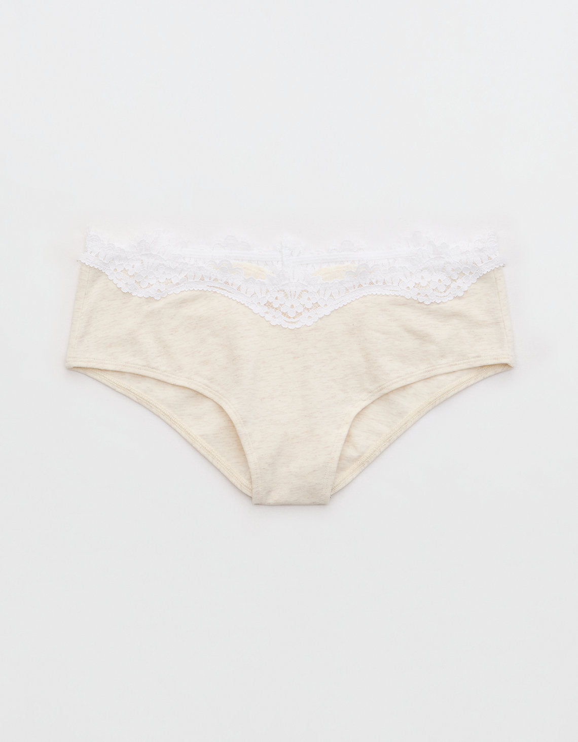 Superchill Cheeky de Algodón y encaje By Aerie - Blanco 7442_8372_062_f