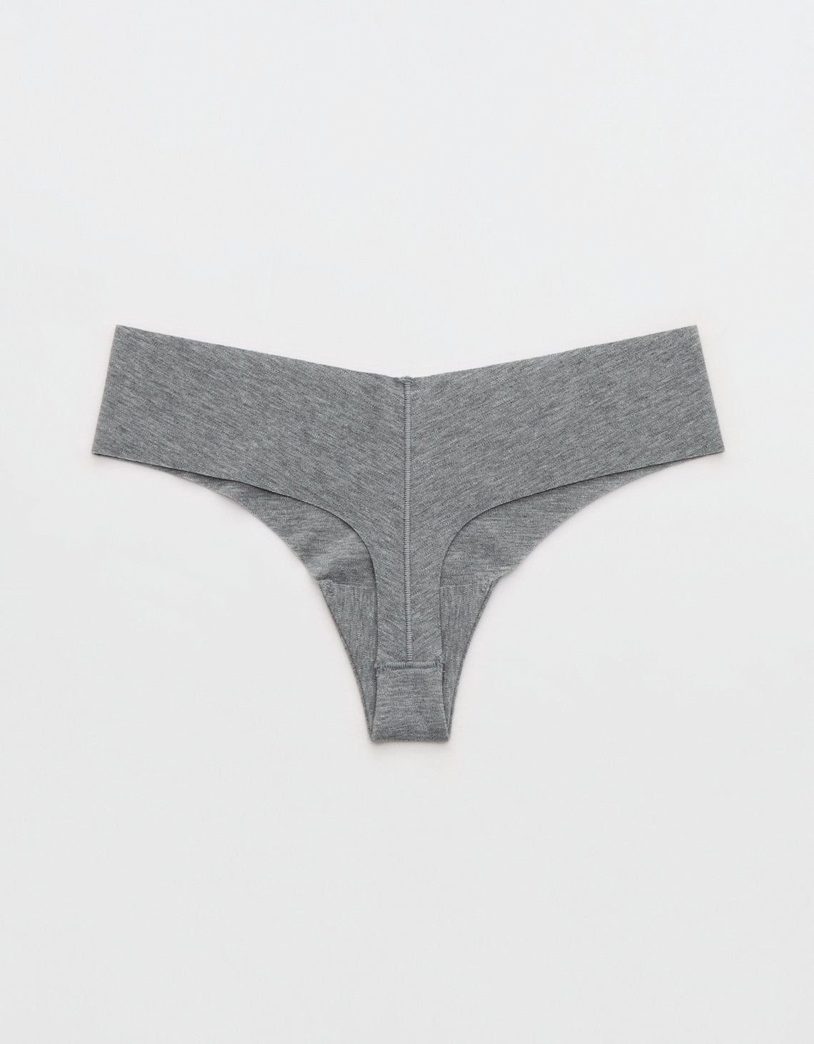 Thong Superchill No Show de Algodón By Aerie - Gris 8443_8183_030_b