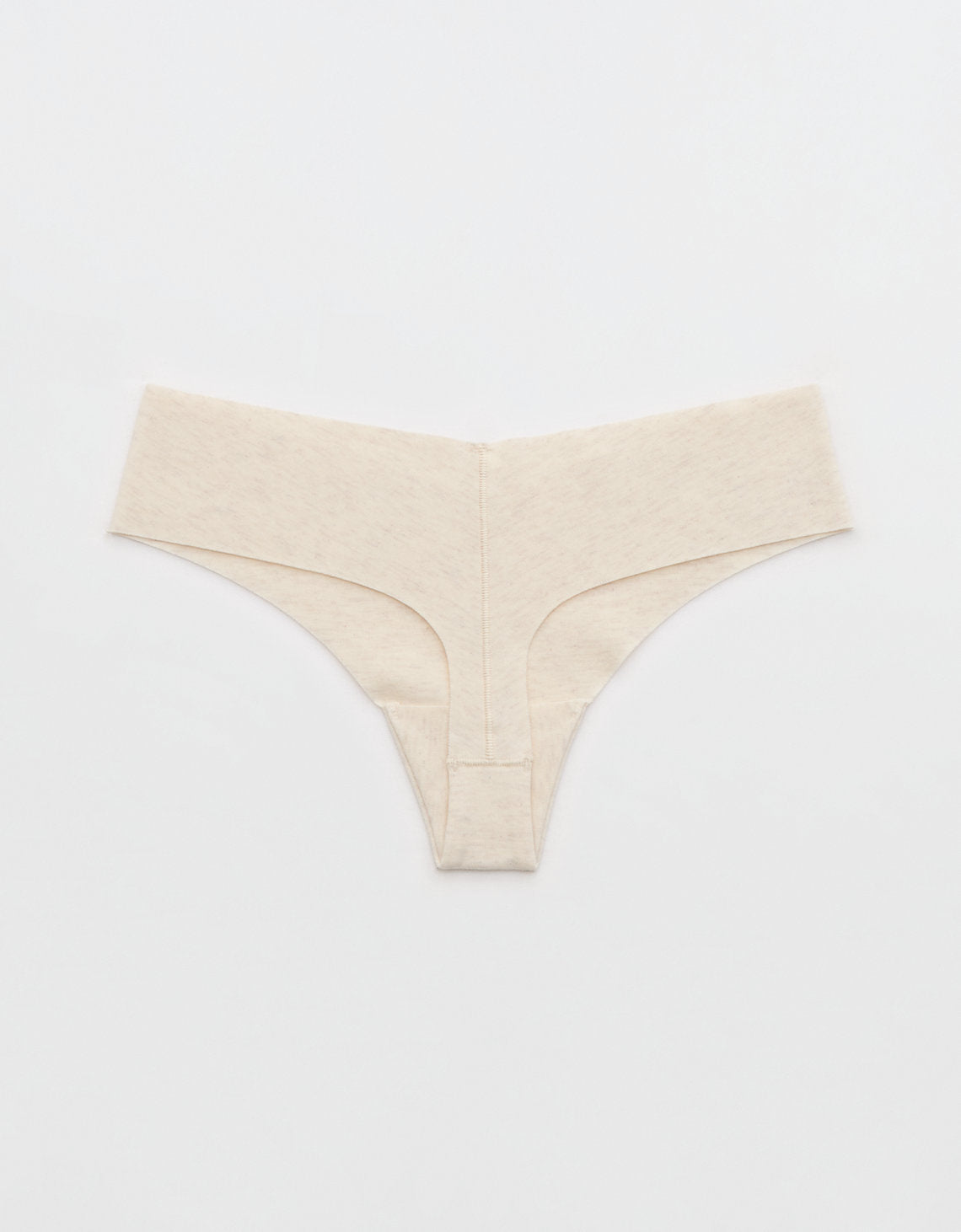 Thong Superchill No Show de Algodón By Aerie - Blanco 8443_8183_062_b
