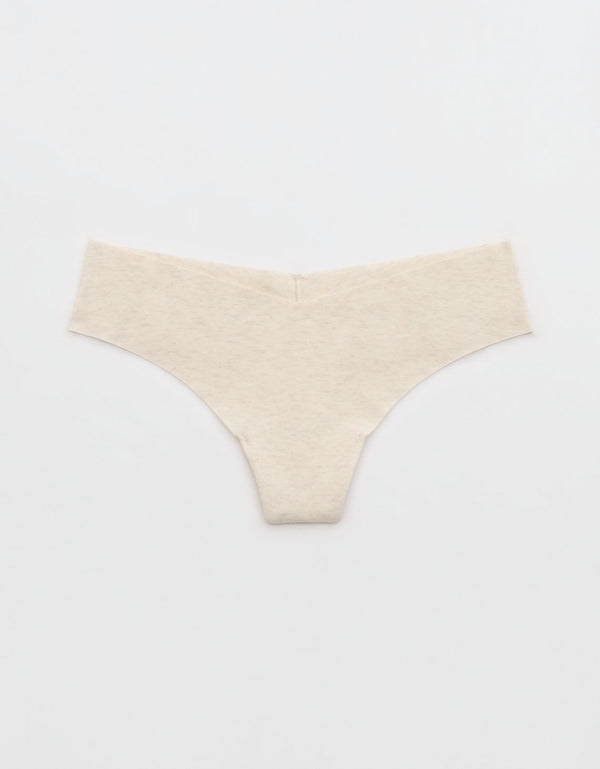 Thong Superchill No Show de Algodón By Aerie - Blanco