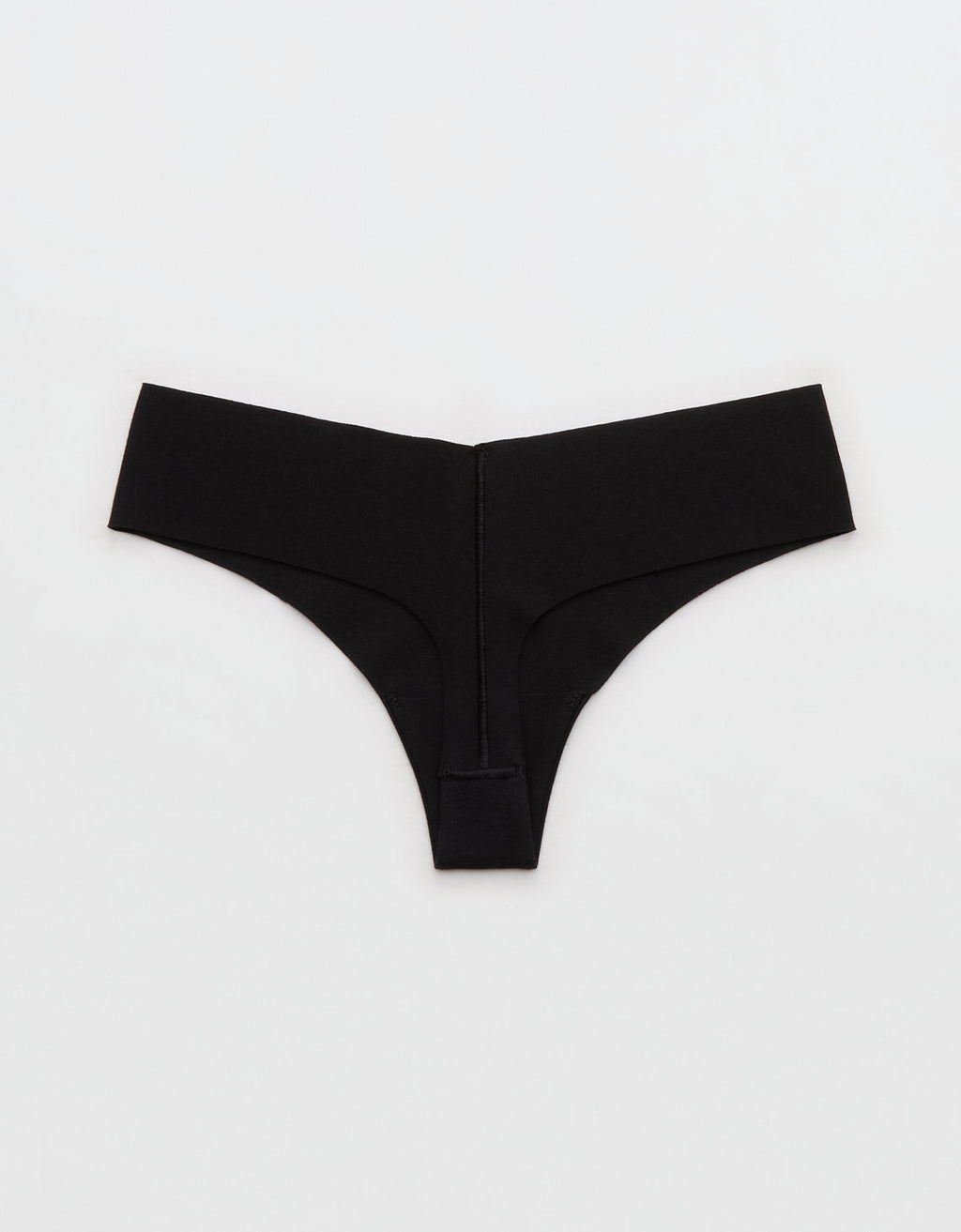 Thong Superchill No Show de Algodón By Aerie - Negro 8443_8183_073_b