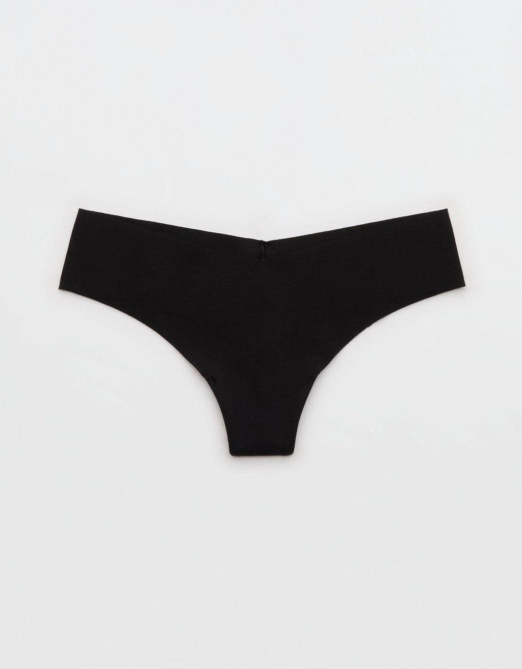 Thong Superchill No Show de Algodón By Aerie - Negro 8443_8183_073_f