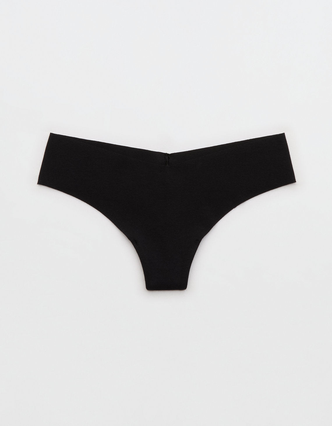 Thong Superchill No Show de Algodón By Aerie - Negro 8443_8183_073_f