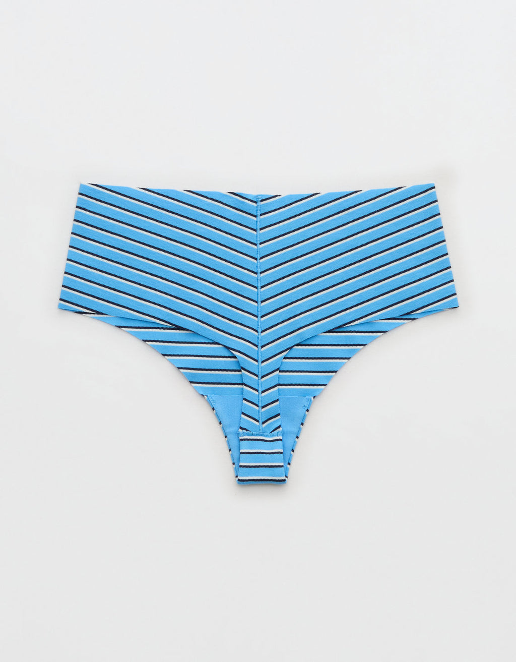 Superchill sin espectáculo Algodón ropa interior tanga de tiro medio - Azul 8443_8682_519_b