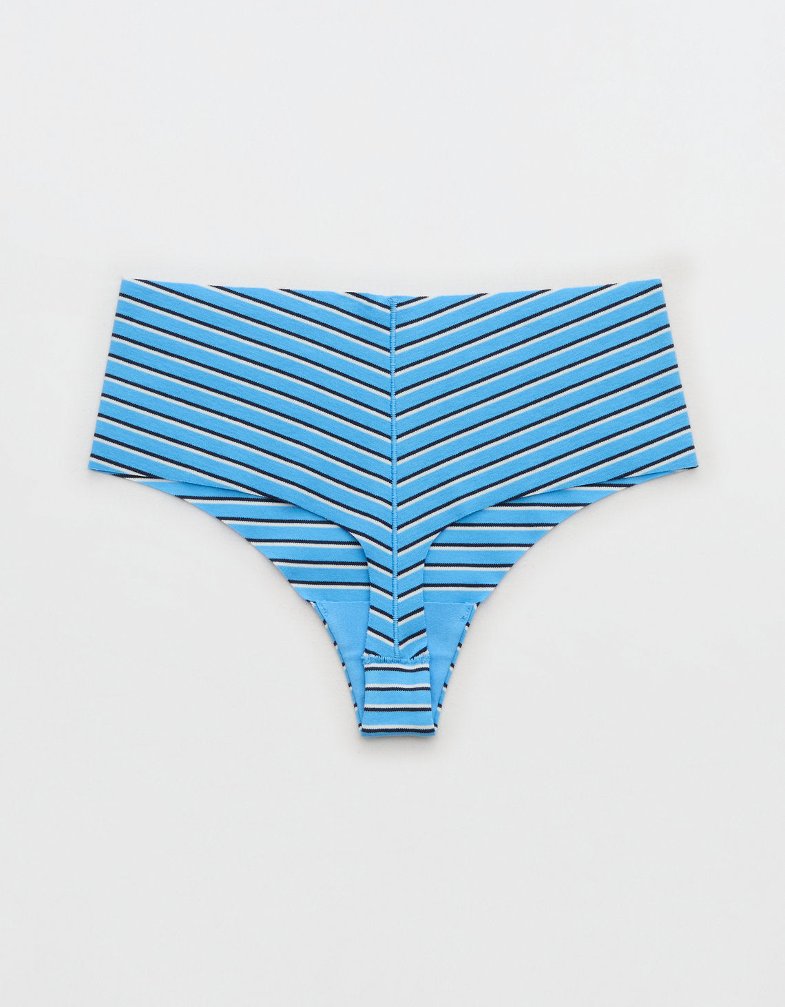 Superchill sin espectáculo Algodón ropa interior tanga de tiro medio - Azul 8443_8682_519_b
