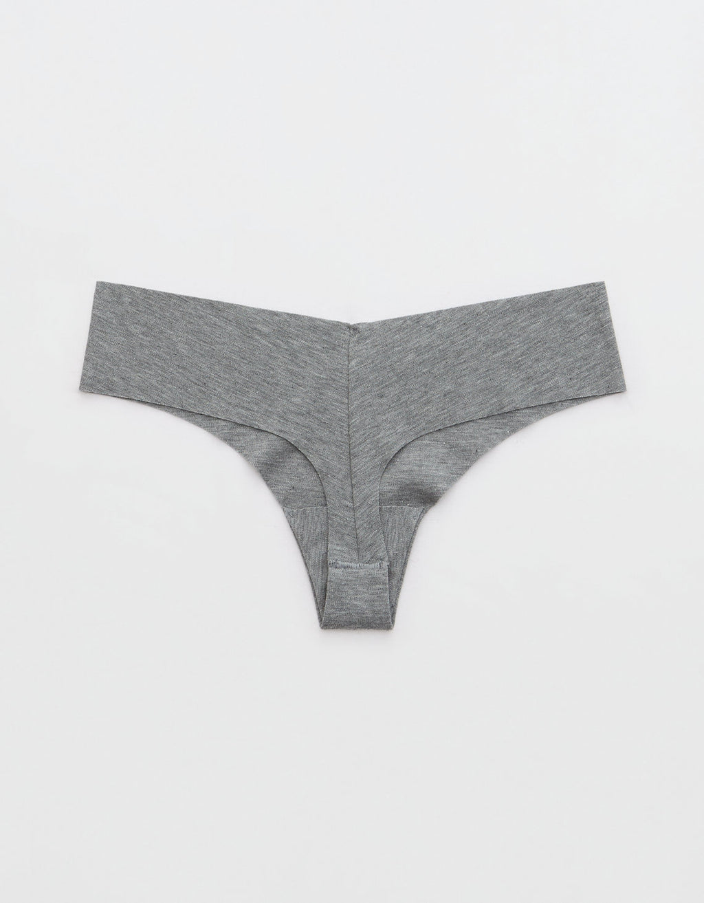 Superchill Thong de algodón No Show By Aerie - Gris 8445_6952_030_b