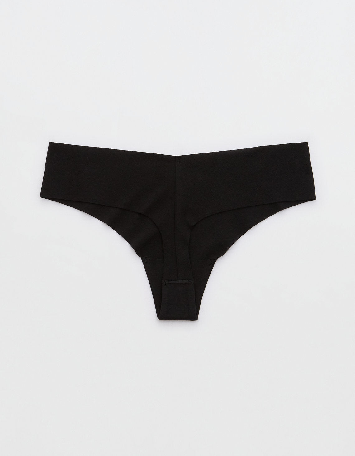Superchill Thong de algodón No Show By Aerie - Negro 8445_6952_073_b