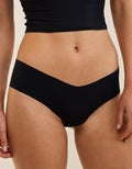 SMOOTHEZ Cheeky sin costuras By Aerie - Negro 8445_7858_073_of
