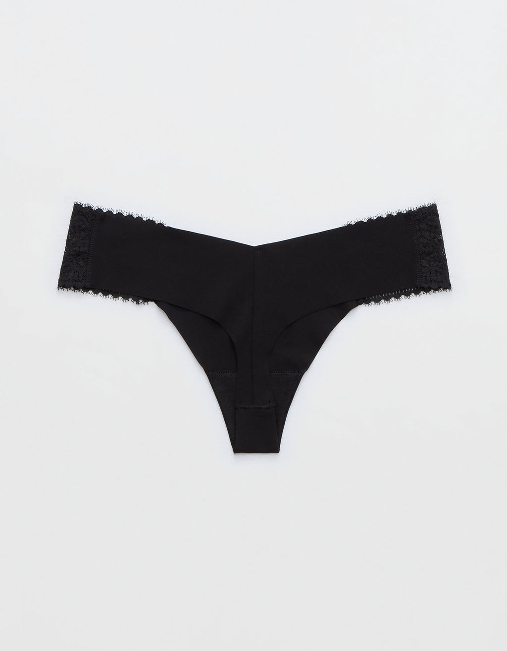 Tanga de encaje Mujer Aerie - Negro 8445_8168_073_b