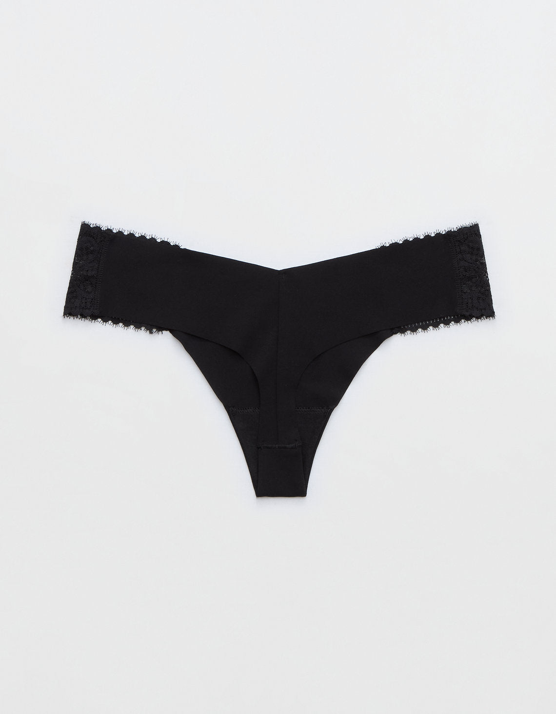 Tanga de encaje Mujer Aerie - Negro 8445_8168_073_b