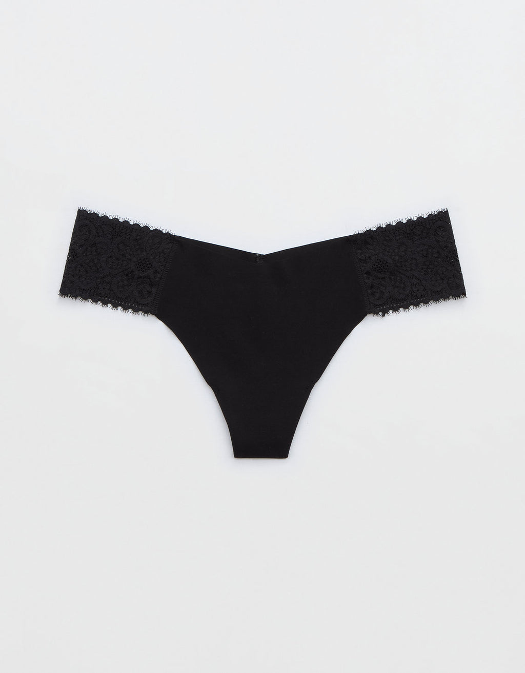 Tanga de encaje Mujer Aerie - Negro 8445_8168_073_f