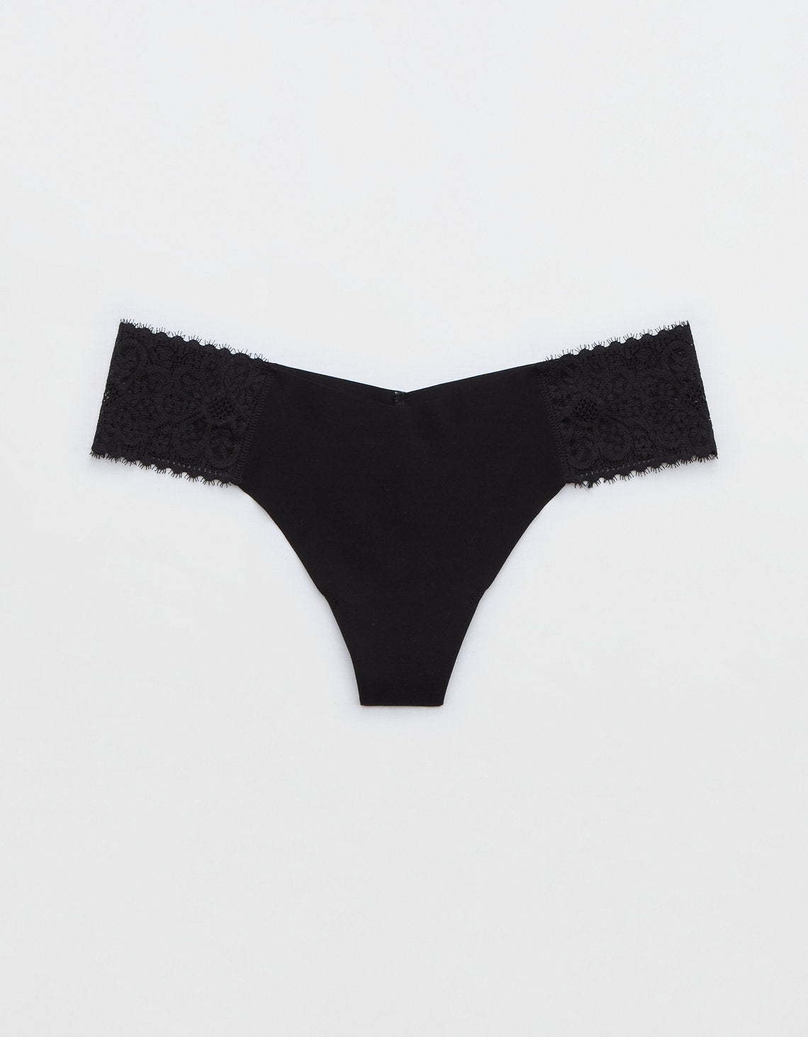 Tanga de encaje Mujer Aerie - Negro 8445_8168_073_f