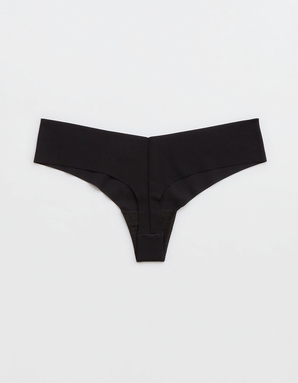Thong SMOOTHEZ No Show sin costuras By Aerie - Negro 8445_8446_073_b