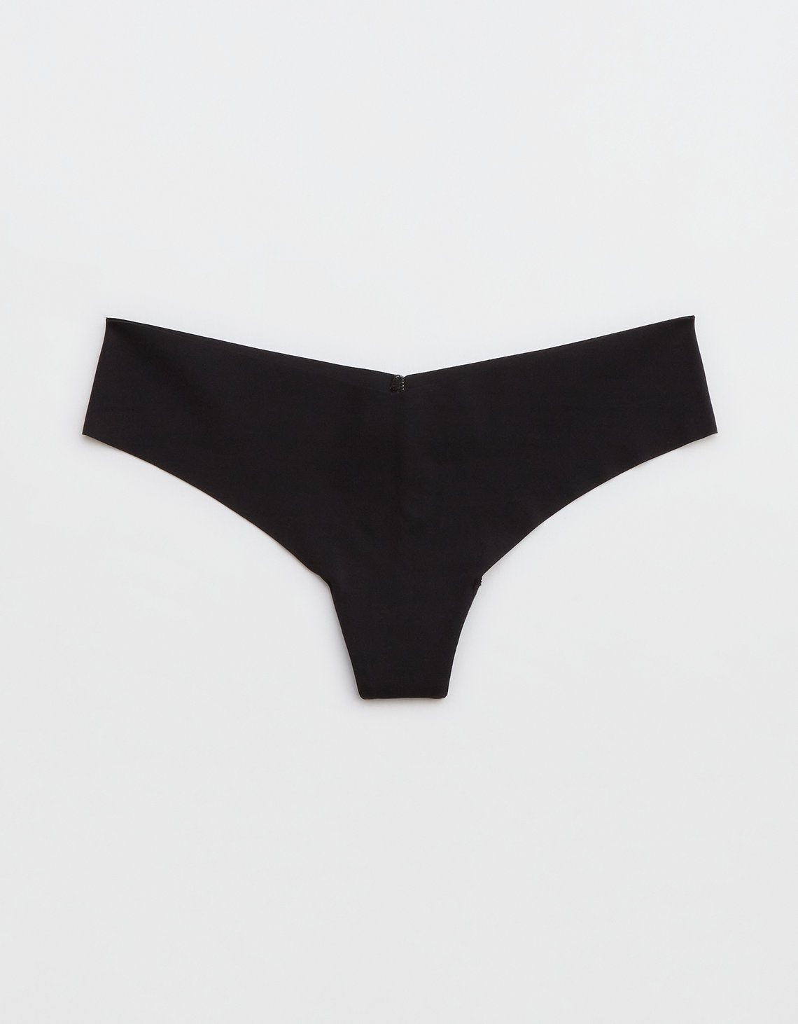 Thong SMOOTHEZ No Show sin costuras By Aerie - Negro 8445_8446_073_f