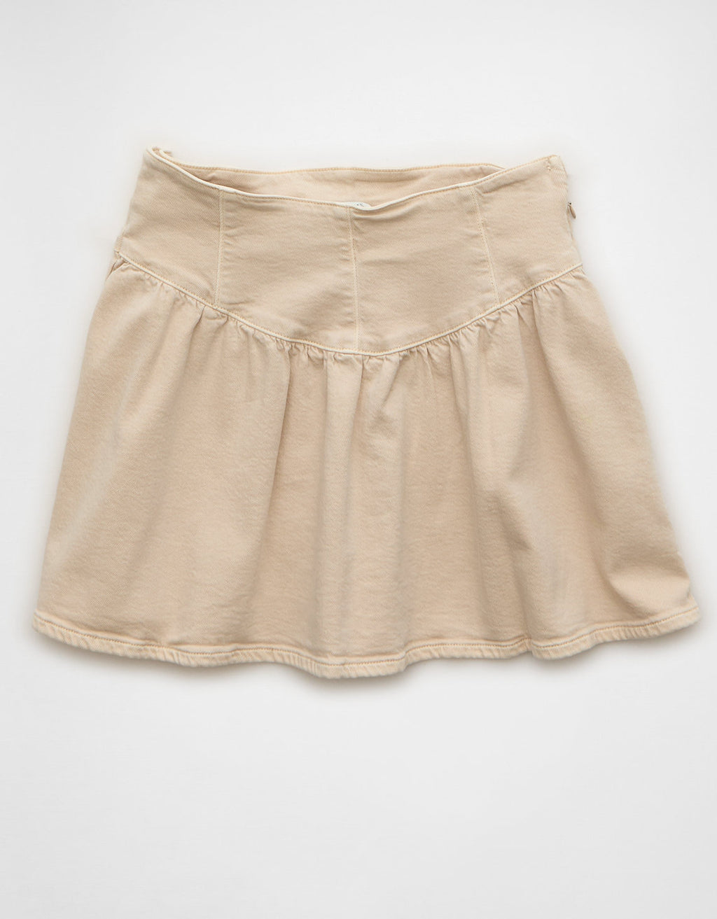 Falda pantalón mini de cintura alta Ae Stretch - Beige 9332_5398_141_f