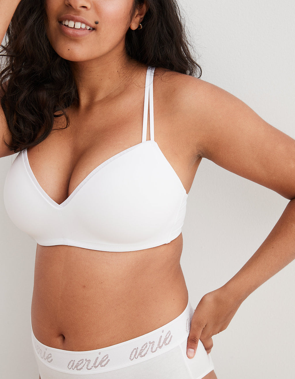 Bra Push Up Aerie sin barillas - Blanco 9735_4841_100_of