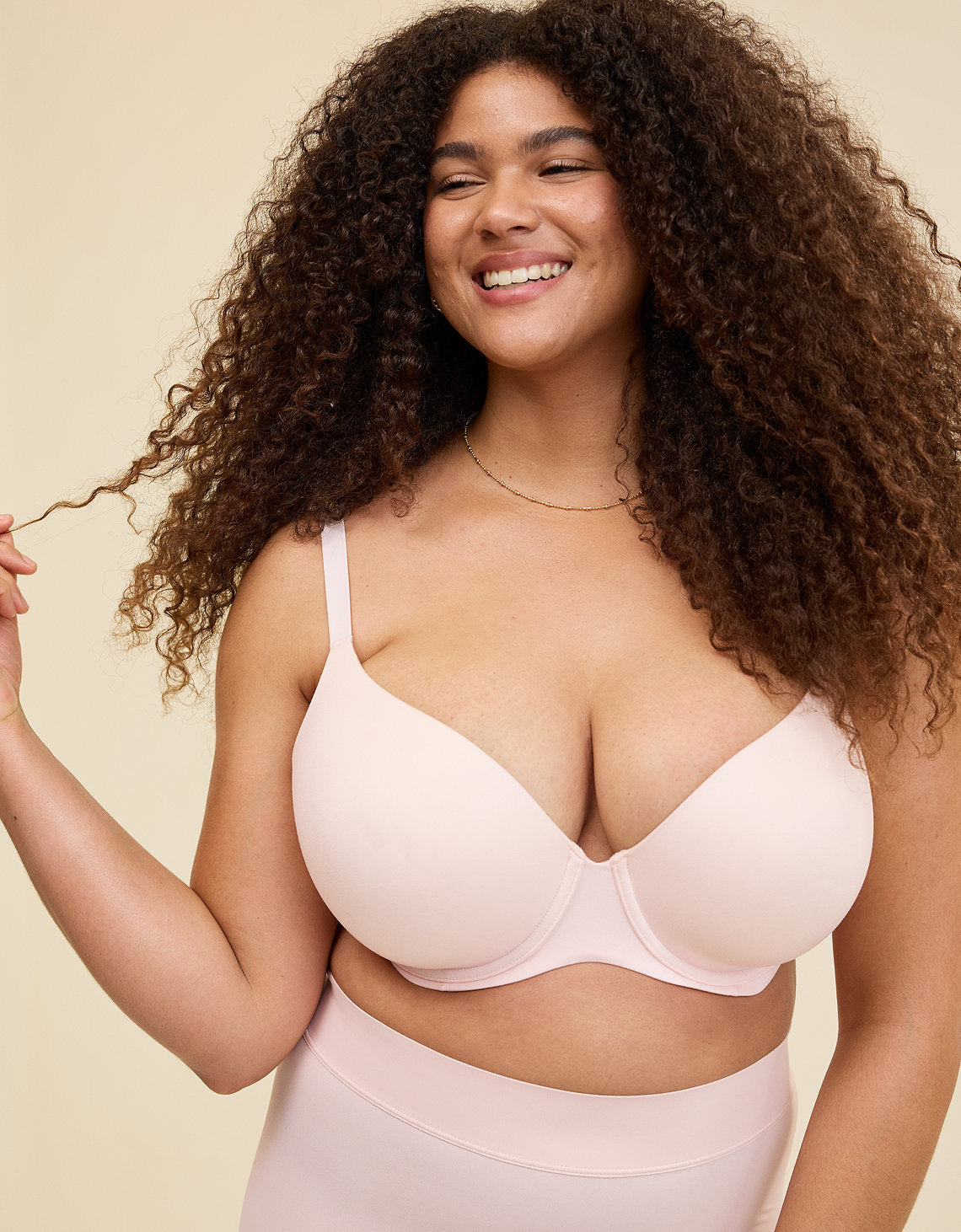 Sunnie Bra Cobertura Total Lightly Lined By Aerie - Rosa 9792_8260_133_d1